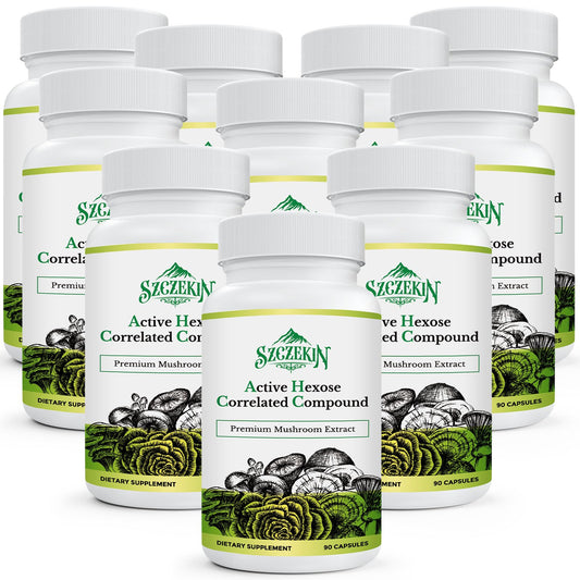 AHCC 1500 mg immune support supplement bottle