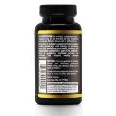 Close-up of Aidan Stem-Kine bottle with 60 capsules