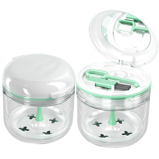 Aidarmoll denture bath cup for daily cleaning and soaking