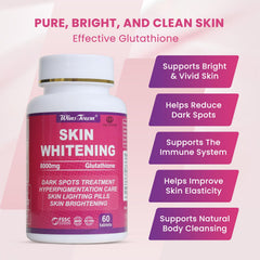 Skin with reduced dark spots and melasma