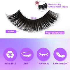 AILAISHI crisscross wispy lashes offering gentle volume