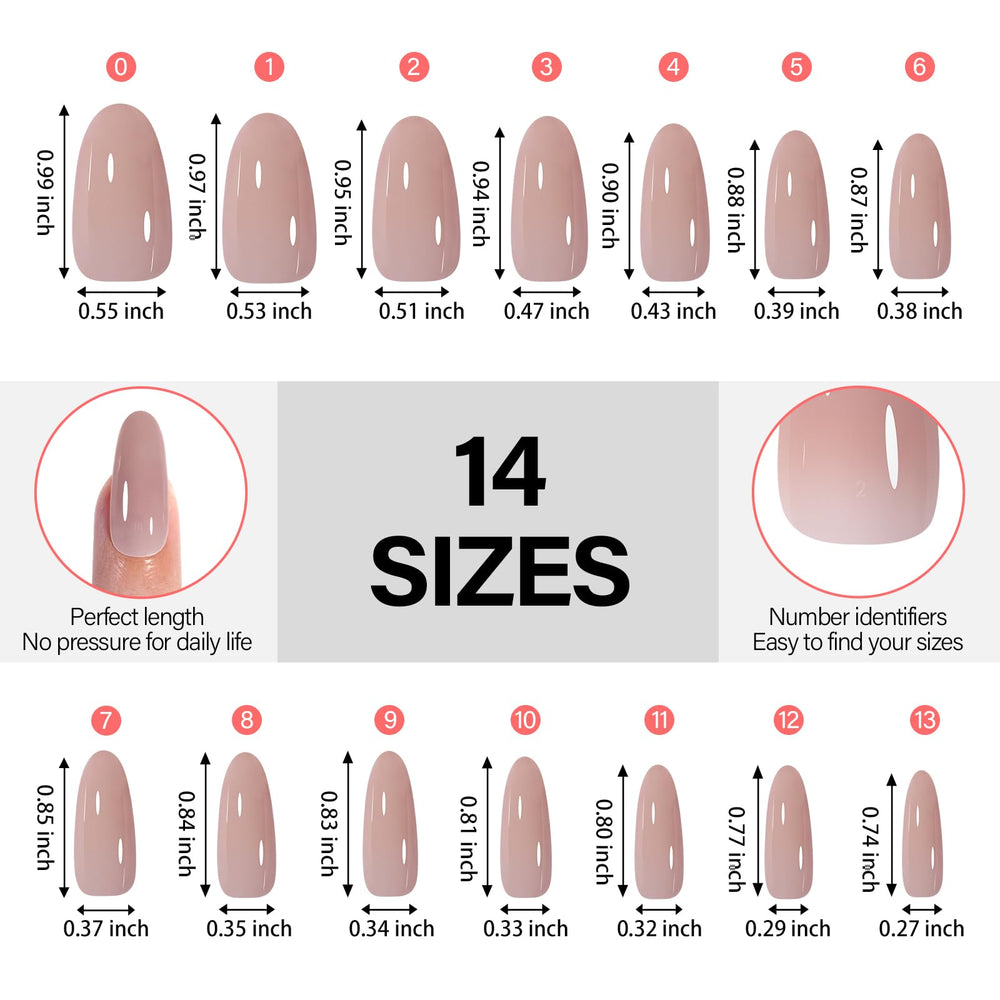 AILLSA 4-in-1 gel extension tips for fast, simple manicure.