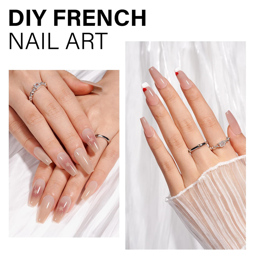 AILLSA RealFit tips being applied for home manicure