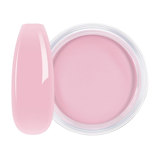 AILLSA nail dip powder sheer pink with crystal shine for at-home manicure.