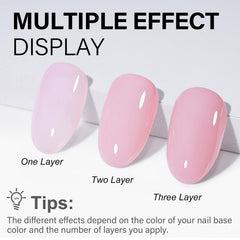 AILLSA Valentine’s gift-ready packaging featuring sheer pink manicure.