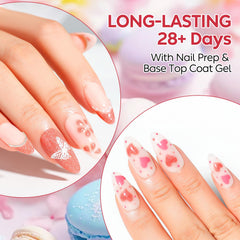 AIMEILI gel nail polish set 12pcs brush in use demonstrates easy application