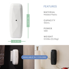 Diamond diffuser mounted on wall in modern home decor