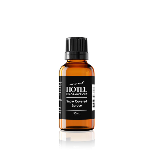 Front view of AirScent Snow Covered Spruce Diffuser Oil bottle (30ml)