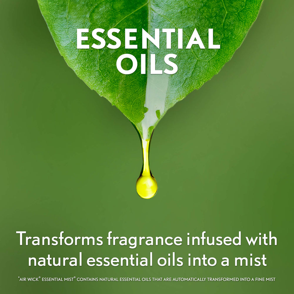 Air Wick Essential Mist Lemon Thyme refill packaging with badge