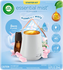 Air Wick Essential Mist Starter Kit with Linen & Petals