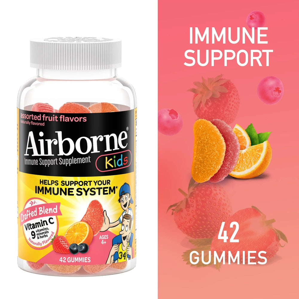 Vitamin C and zinc immune support ingredients including echinacea and ginger