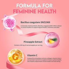 Gummies beside Vitamin C and pineapple imagery