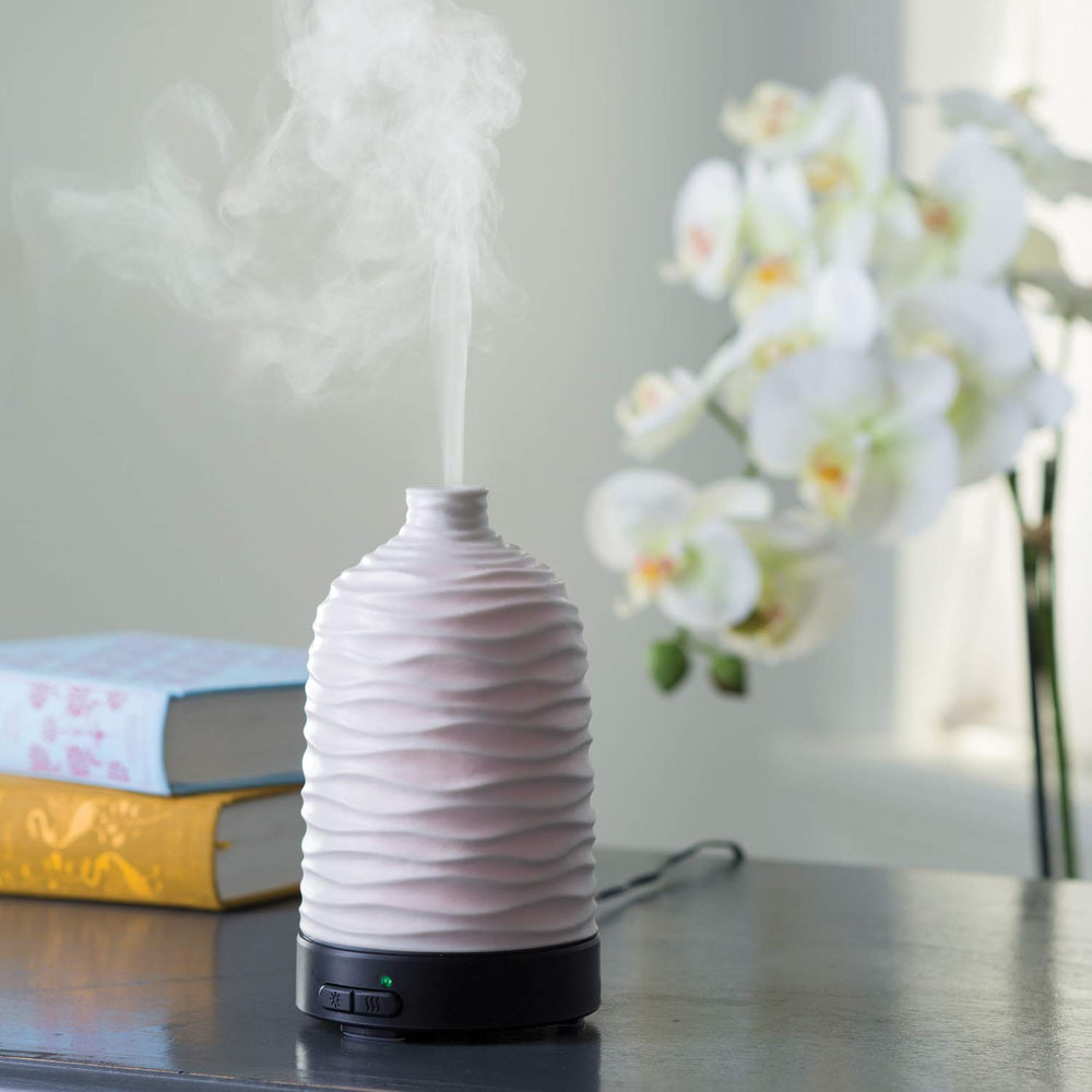 Airome Harmony LED color glow showcases mood lighting and scent diffusion