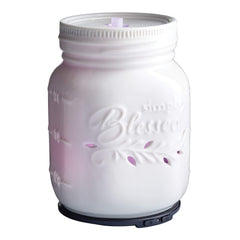Airome Mason Jar diffuser with porcelain finish and 100 mL capacity
