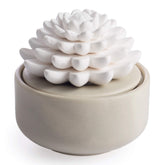 Airomé White Succulent Porcelain Passive Diffuser – full product view
