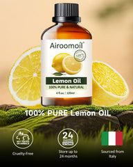 Lemon essential oil used in soaps and candles DIY