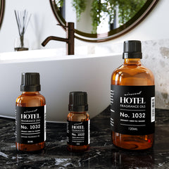 Front view of AirScent Bergamot Green Tea diffuser oil bottle
