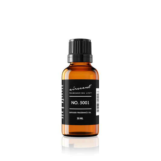 AirScent Baccarat Rouge Inspired Diffuser Oil No. 5001 bottle close-up