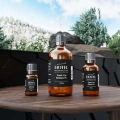 AirScent packaging and bottle display