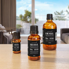 Air-Scent Beach House oil label closeup highlights clean formulation and premium ingredients