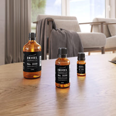 Air-Scent Beach House oil packaging reinforces premium, pet-friendly formulation