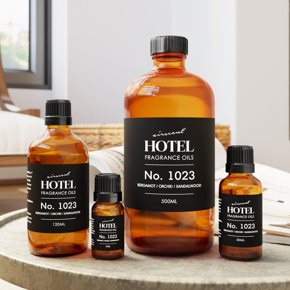 AirScent Hotel Diffuser Oil No. 1023 being used in a diffuser