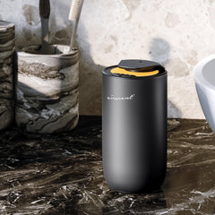 Spa setting with AirScent diffuser in titanium black