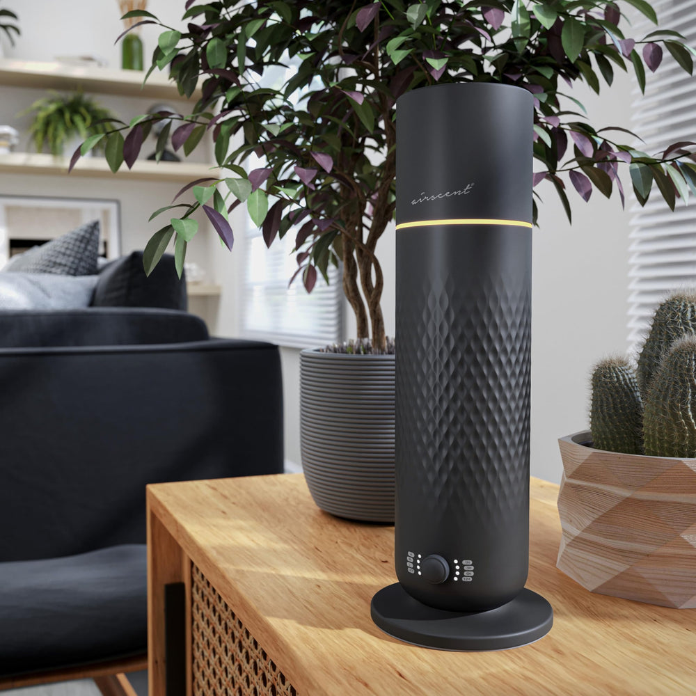 AirScent Waterless Diffuser Black - angle view 2