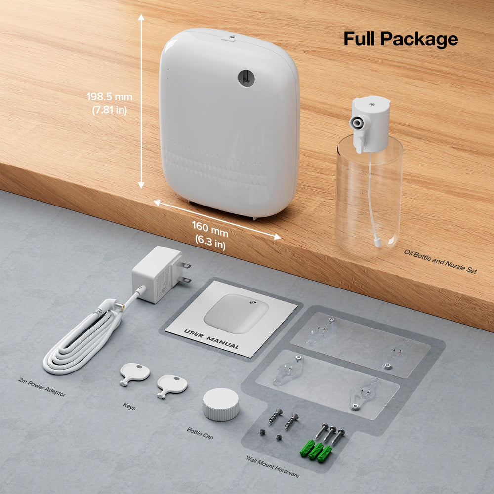 Airversa ANW-White diffuser mounted on wall