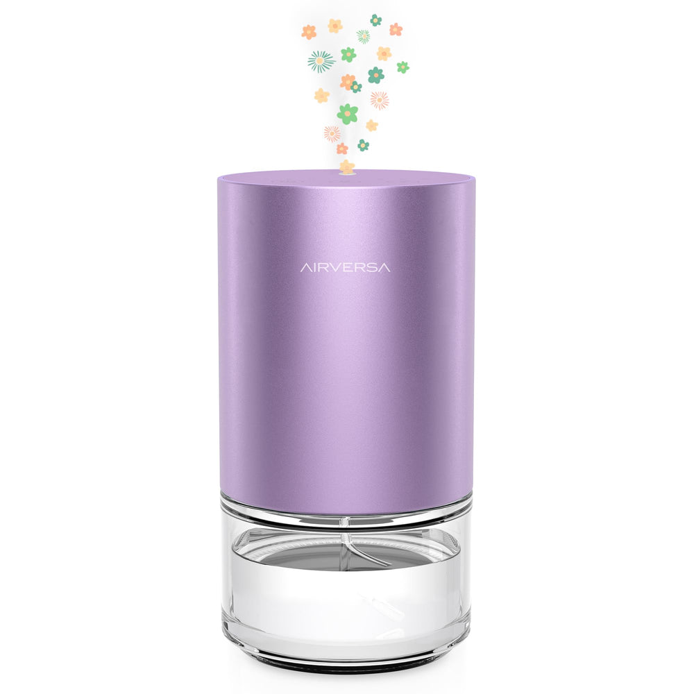 Airversa lavender 100mL waterless essential oil diffuser front view