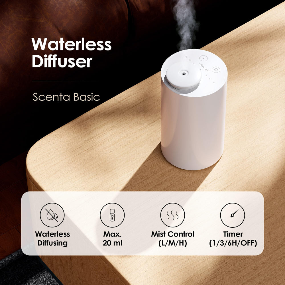 Airversa diffuser emitting mist in use