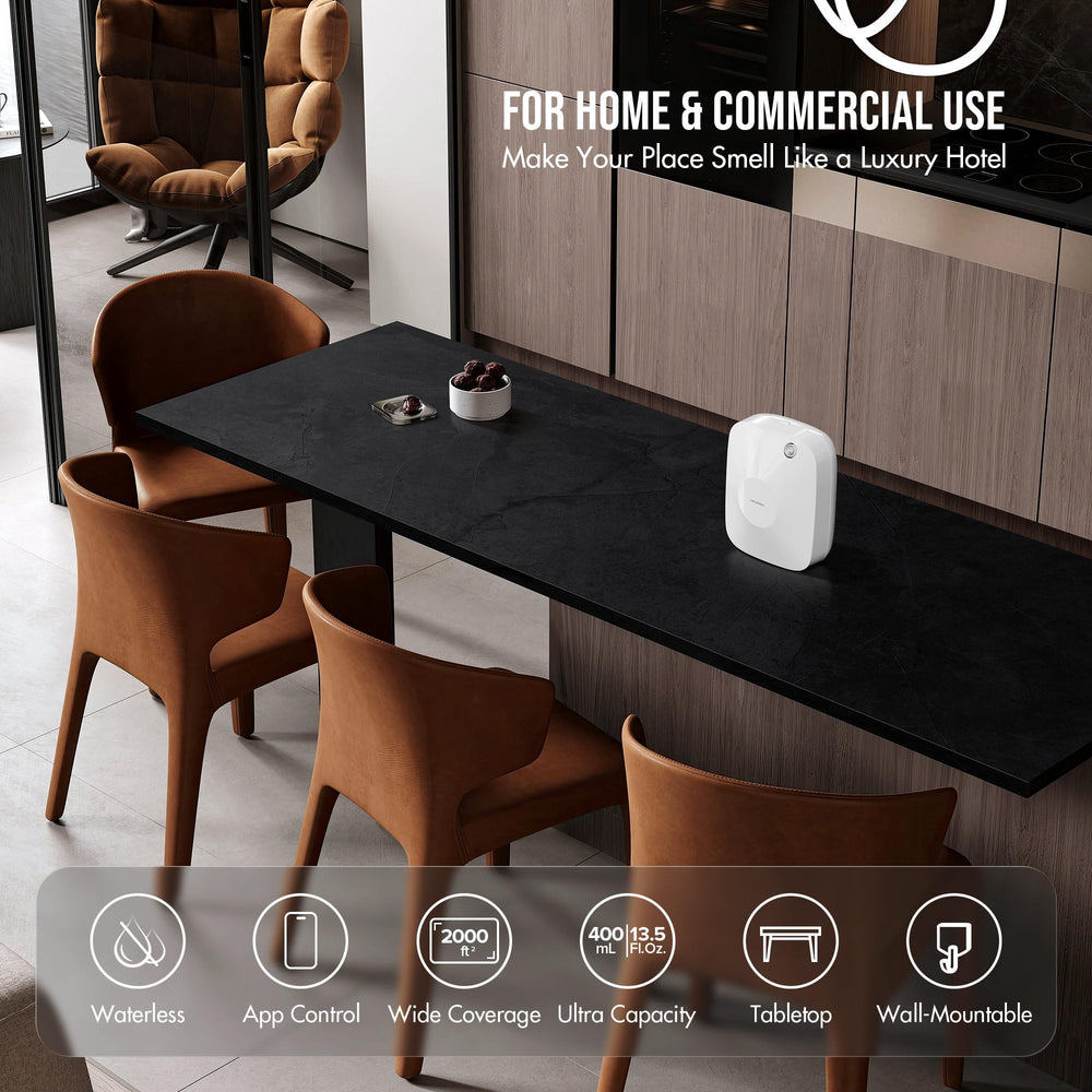 Diffuser capable of diffusing up to 2000 sq ft