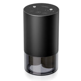 Airversa dual-nozzle waterless essential oil diffuser in black metal finish