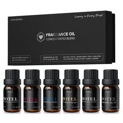 Airversa Hotel Scent Diffuser Oils – Fragrance Oils Set, 6 x 10mL