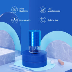 Airversa AN5 Blue diffuser front view with premium metal design