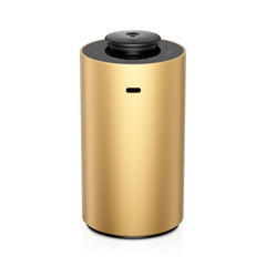 Airversa waterless essential oil diffuser in premium metal gold, angled view