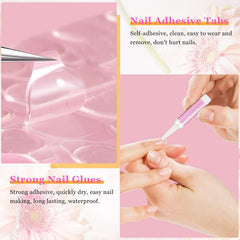 AITRAI nail tips size 0-9 range offers versatile fitting options.