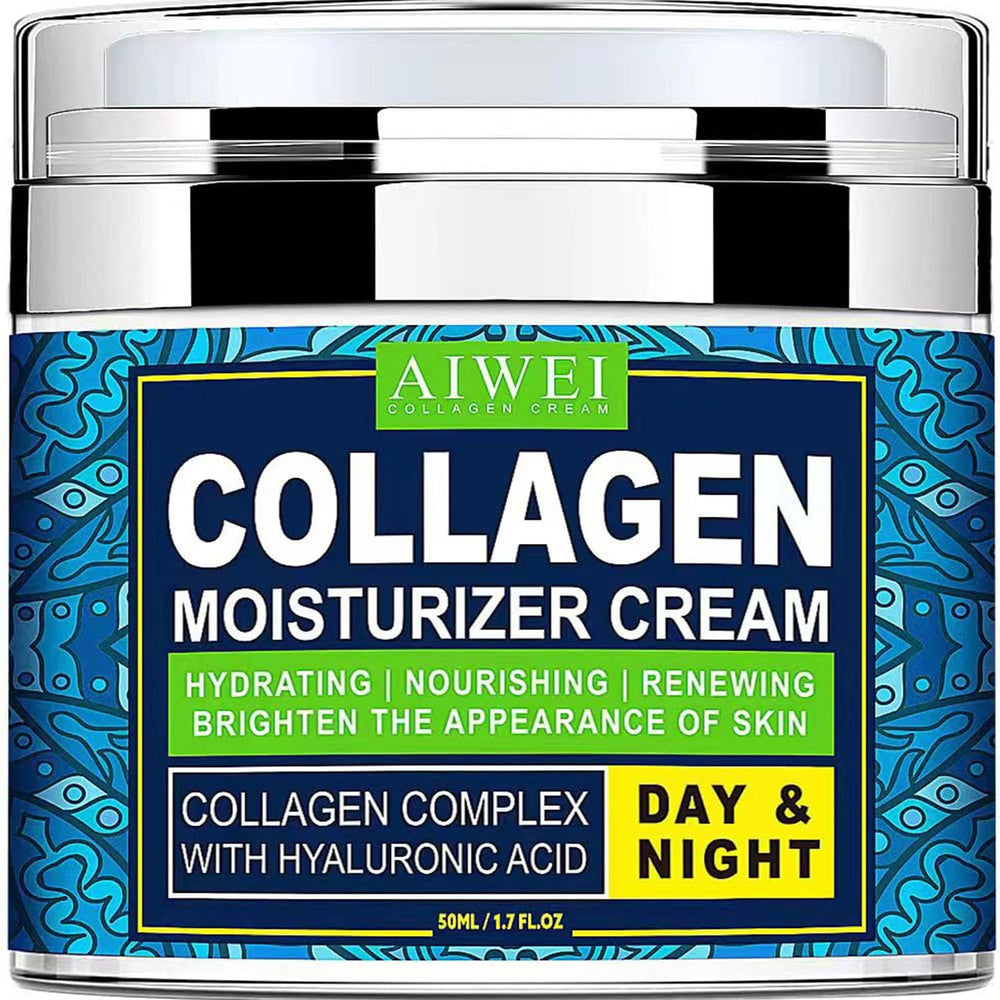 AIWEI Face Moisturizer bottle showing hydration and renewal focus