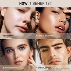 Close-up of AIWEI collagen cream texture for rich hydration