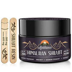 Pure Shilajit resin sourced from 18,000 ft Himalayan mountains