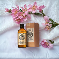 Perilla oil blended into jade roller serum for skincare