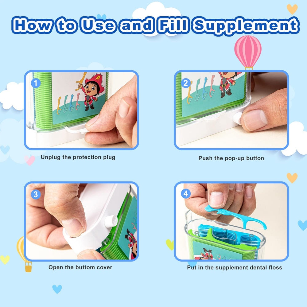 Portable, compact floss dispenser suitable for travel