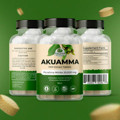 Akuamma extract 200 mg per tablet with 20,000 mg seed equivalent