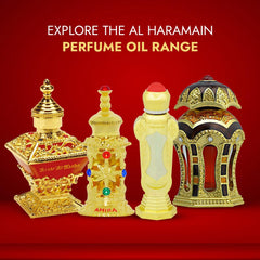 Lifestyle shot of a man and a woman wearing Al Haramain Tanasuk