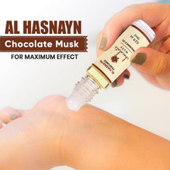 Packaging image for AL-HASNAYN Chocolate Musk Roll-On