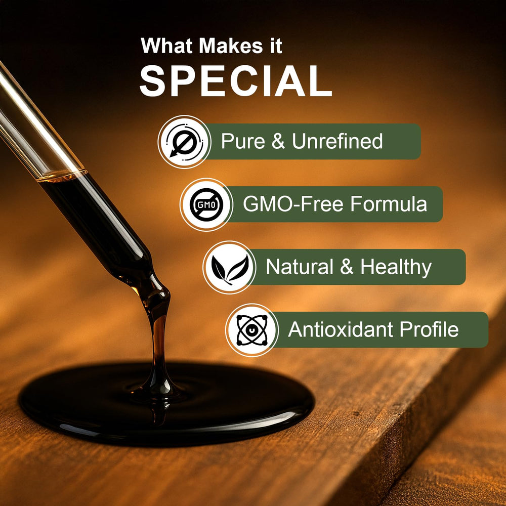Ingredients panel close-up for AL-TAQWA Black Seed Oil (125ml)
