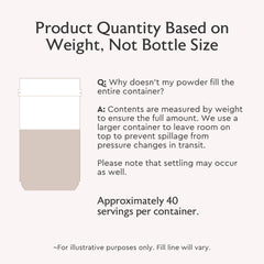 40-serving tub packaging of Alaya Collagen Powder