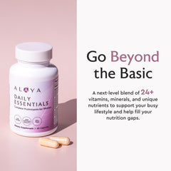 Supplement facts panel showing 25+ vitamins and minerals