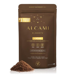 Alcami Elements Cacao Mushroom Coffee bottle front