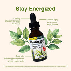 Alcohol-free chlorophyll label